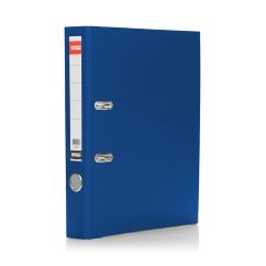Biblioraft plastifiat A4, 50mm, bleumarin, Arma