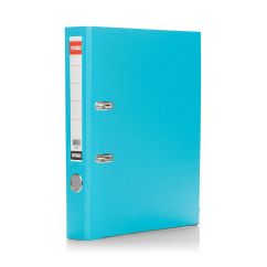 Biblioraft plastifiat A4, 50mm, albastru deschis, Arma