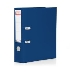 Biblioraft plastifiat A4, 75mm, bleumarin, Arma