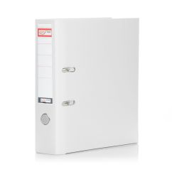 Biblioraft plastifiat A4, 75mm, alb, Arma