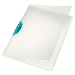 Dosar plastic cu clip, albastru deschis, Leitz ColorClip Magic