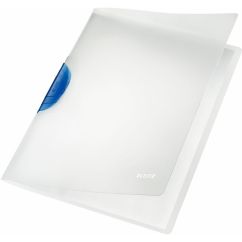 Dosar plastic cu clip, albastru, Leitz ColorClip Magic