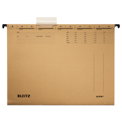 Dosar carton suspendabil, maro, Leitz Alpha