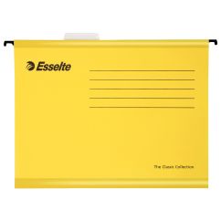 Dosar carton suspendabil, galben, Esselte Classic
