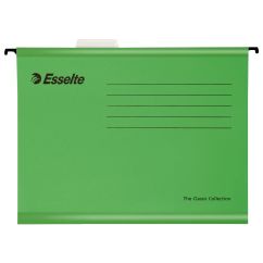 Dosar carton suspendabil, verde, Esselte Classic