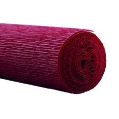 Hartie creponata floristica, 160g/mp, 50x250cm, rezistenta UV/apa, bordo, Werola