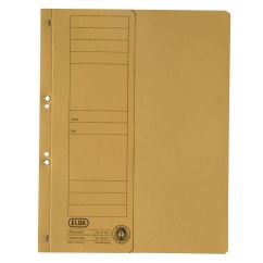 Dosar carton cu capse 1/2, galben, Elba