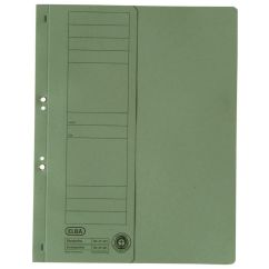 Dosar carton cu capse 1/2, verde, Elba