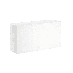 Servetele pliate in Z Horeca, 21x25cm, 2 straturi, 200 buc/pachet, alb