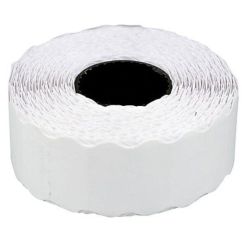 Etichete autocolante de pret Tanex, adeziv non-permanent, 26x12mm, 1000 buc/rola, 6 role/set, albe