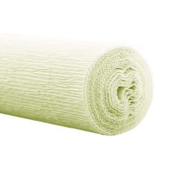 Hartie creponata floristica, 160g/mp, 50x250cm, rezistenta UV/apa, alb antic, Werola