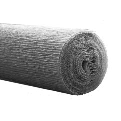 Hartie creponata floristica, 160g/mp, 50x250cm, rezistenta UV/apa, argintiu, Werola