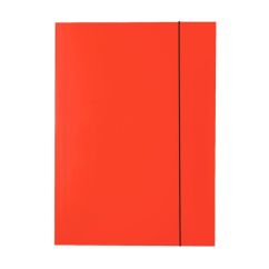 Mapa carton A4, cu elastic, rosu, Esselte Economy