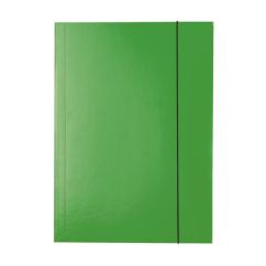 Mapa carton A4, cu elastic, verde, Esselte Economy