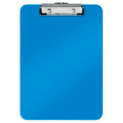 Clipboard A4, simplu, albastru metalizat, Leitz WOW