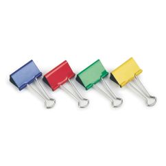 Clipsuri pentru hartie, 19mm, 10 buc/cutie, metal, diferite culori, Rapesco