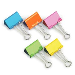 Clipsuri pentru hartie, 32mm, 10 buc/cutie, metal, diferite culori, Rapesco
