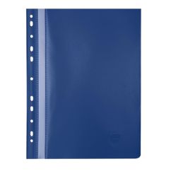 Dosar plastic cu sina si multiperforatii, bleumarin, Noki
