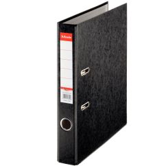Biblioraft carton A4, 50mm, negru marmorat, Esselte Rainbow