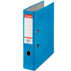 Biblioraft carton A4, 75mm, albastru marmorat, Esselte Rainbow