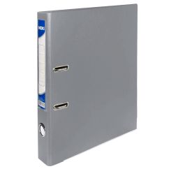 Biblioraft plastifiat A4, 50mm, gri, Noki