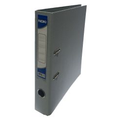 Biblioraft plastifiat int-ext A4, 50mm, gri, Noki