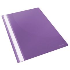 Dosar plastic cu sina, mov, 25 buc/set, Esselte