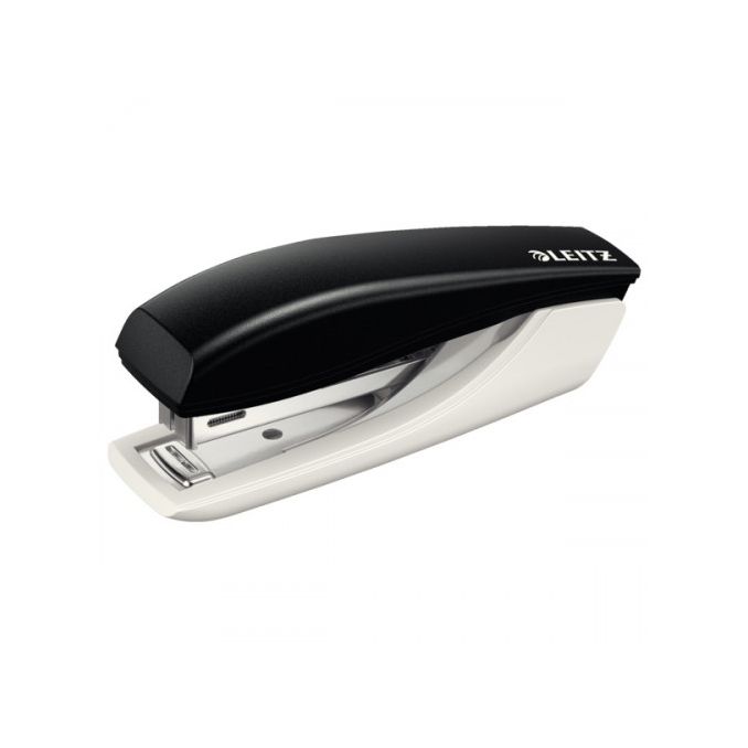 Capsatoare, perforatoare si tackere - Capsator de birou, 10 coli, nr.10, plastic, negru, Leitz 5517 Capsatoare, perforatoare si tackere - Capsator de birou, 10 coli, nr.10, plastic, negru, Leitz 5517
