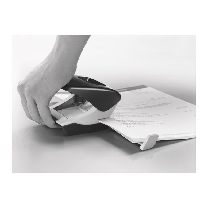Capsatoare, perforatoare si tackere - Perforator de birou, 40 coli, metal, negru, Leitz 5138