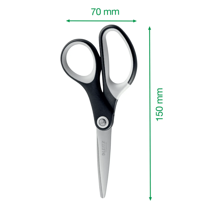 Alte accesorii de birou - Foarfeca de birou, 15cm, rosu, Leitz Titanium
