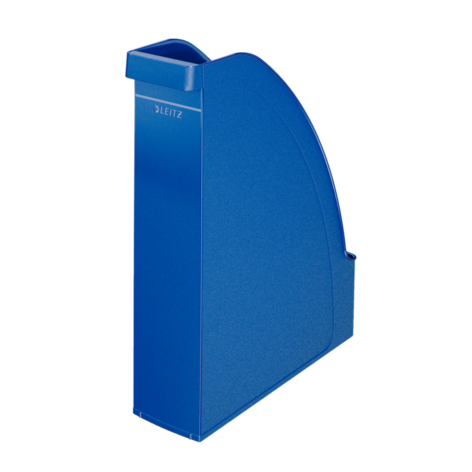 Suporturi si tavite pentru documente - Suport documente A4, vertical, plastic, albastru, Leitz Plus