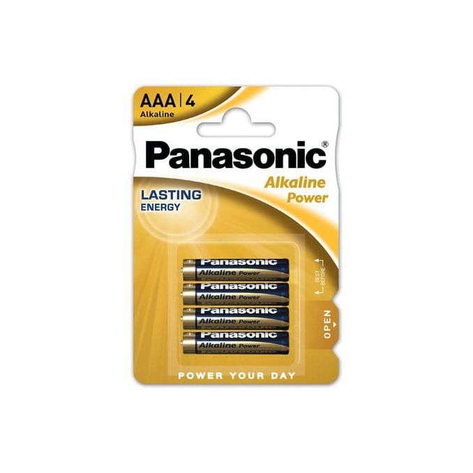 Baterii, acumulatori si incarcatoare - Baterii alcaline AAA (LR3), 1.5V, 4 buc/set, Panasonic Baterii, acumulatori si incarcatoare - Baterii alcaline AAA (LR3), 1.5V, 4 buc/set, Panasonic