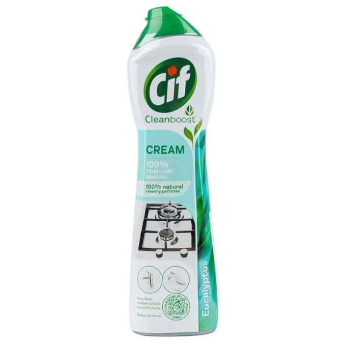 Detergenti diverse suprafete - Crema de curatat, universala, 500ml, eucalyptus&herbal extracts, Cif Detergenti diverse suprafete - Crema de curatat, universala, 500ml, eucalyptus&herbal extracts, Cif