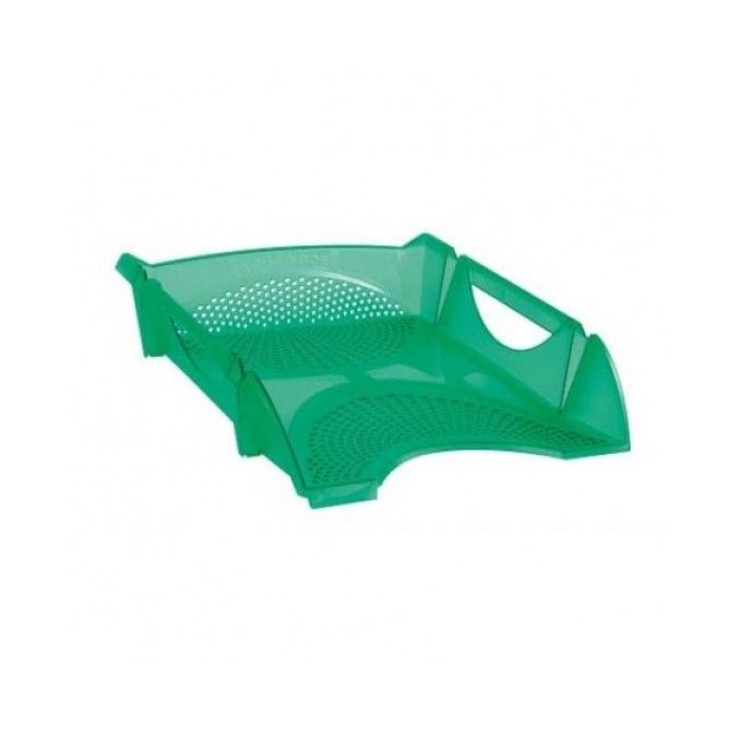 Suporturi si tavite pentru documente - Tavita documente A4, plastic, verde transparent, Koh-I-Noor