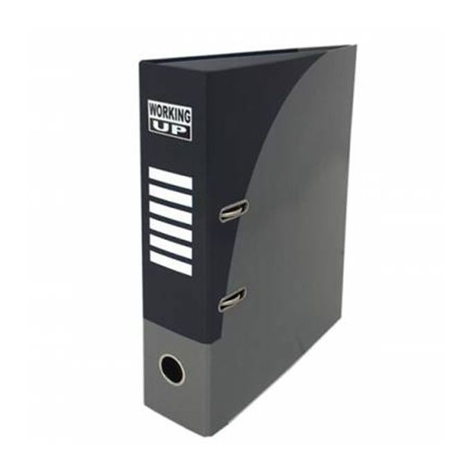 Bibliorafturi - Biblioraft carton A4, in cutie, 80mm, negru, Pigna Working-up