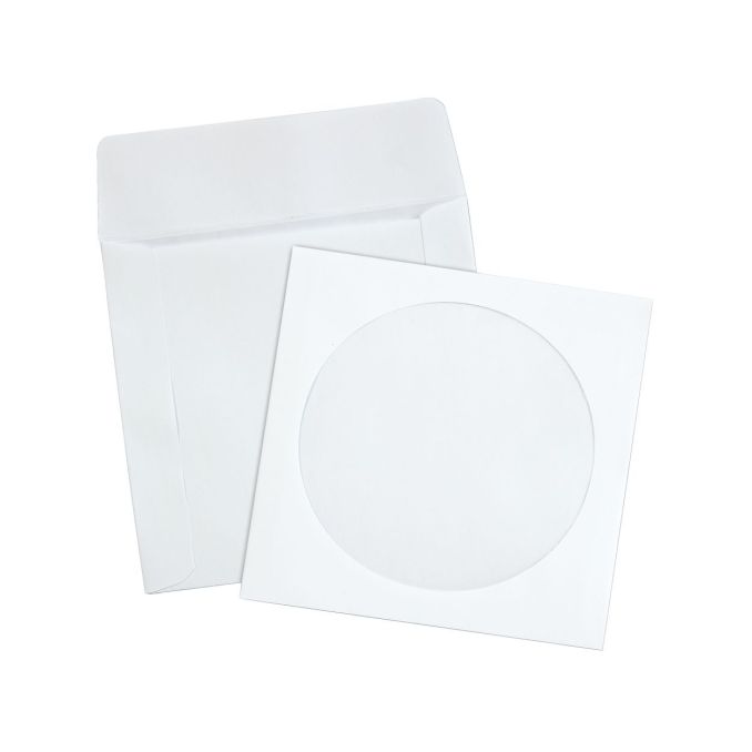 Plicuri - Plic CD/DVD (125X125mm), cu fereastra, gumat, alb Plicuri - Plic CD/DVD (125X125mm), cu fereastra, gumat, alb