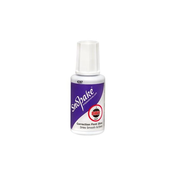 Corectoare si radiere - Fluid corector, pe baza de solvent, 20ml, Snopake Corectoare si radiere - Fluid corector, pe baza de solvent, 20ml, Snopake