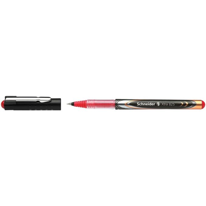 Rollere - Roller cu cerneala, varf conic 0.5mm, rosu, Schneider Xtra 825