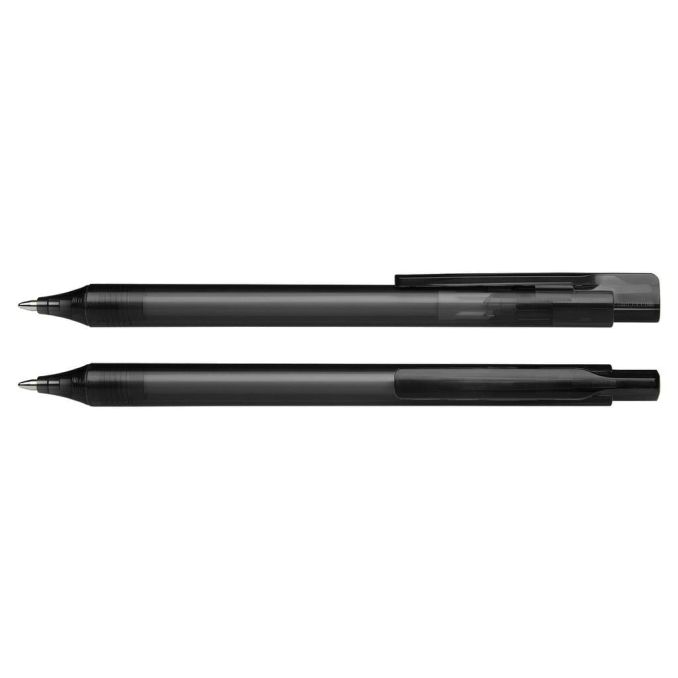 Pixuri - Pix cu pasta, pentru personalizare, varf conic 0.4mm, negru transparent, Schneider Essential