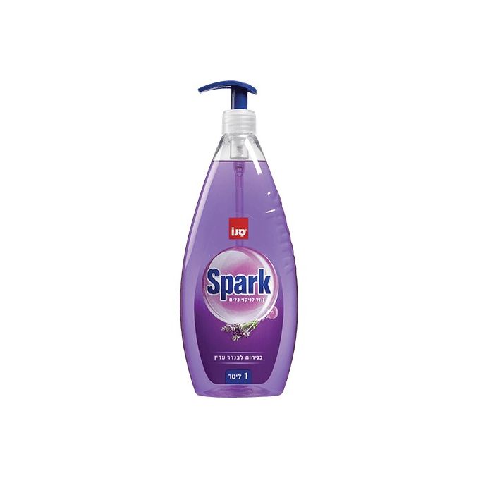 Detergenti bucatarie - Detergent lichid pentru vase, cu pompita, 1L, lavanda, Sano Spark Detergenti bucatarie - Detergent lichid pentru vase, cu pompita, 1L, lavanda, Sano Spark