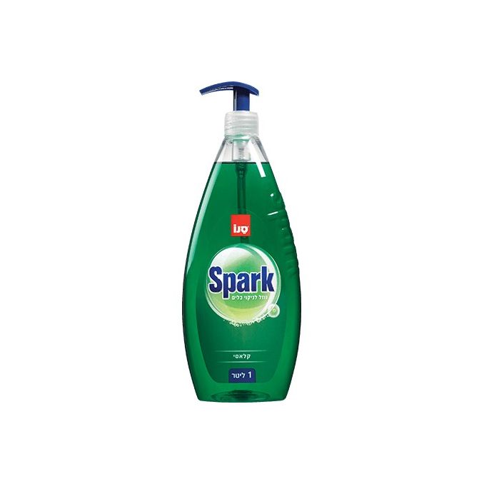 Detergenti bucatarie - Detergent lichid pentru vase, cu pompita, 1L, castravete, Sano Spark Detergenti bucatarie - Detergent lichid pentru vase, cu pompita, 1L, castravete, Sano Spark