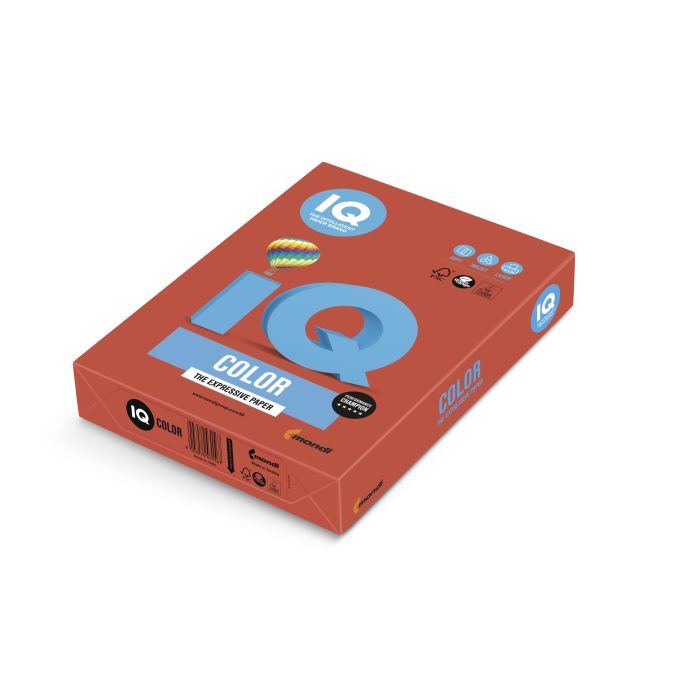 Hartie copiator - Hartie colorata A4, 80 g/mp, 500 coli/top, coral red, IQ Color Hartie copiator - Hartie colorata A4, 80 g/mp, 500 coli/top, coral red, IQ Color