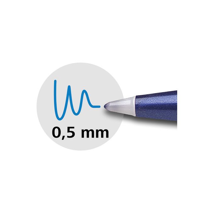 Rollere - Roller cu cerneala, varf 0.5mm, albastru, Schneider Topball 847