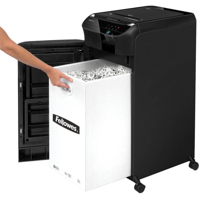 Distrugatoare de documente, accesorii - Distrugator documente, max. 14 coli, cross-cut, Fellowes Automax 550C