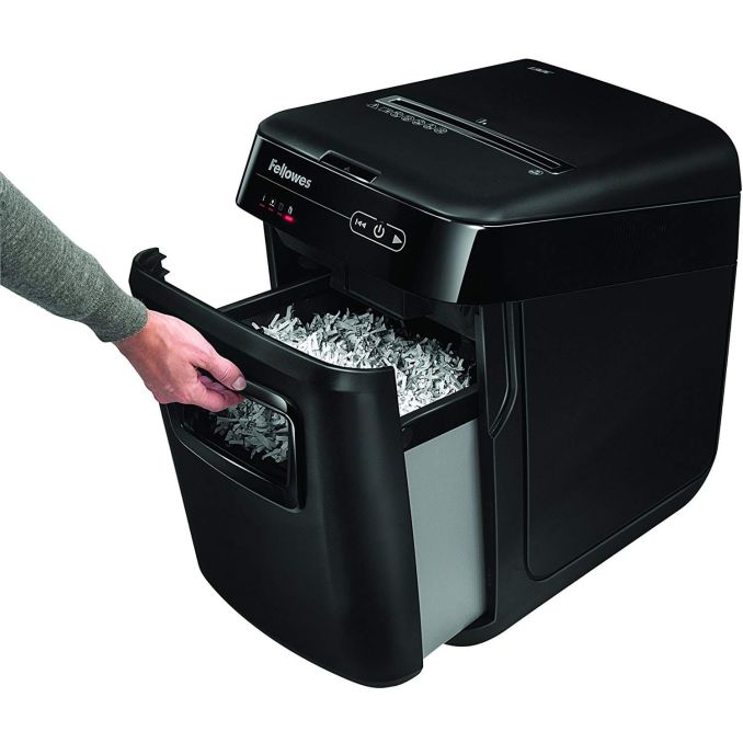 Distrugatoare de documente, accesorii - Distrugator documente, max. 8 coli, cross-cut, Fellowes Automax 130C