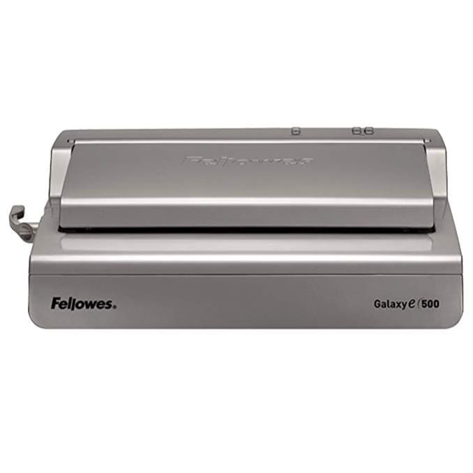 Aparate de indosariat si laminat, accesorii - Aparat de indosariat electric, inele metal, max. 130 coli, Fellowes Galaxy-E Wire