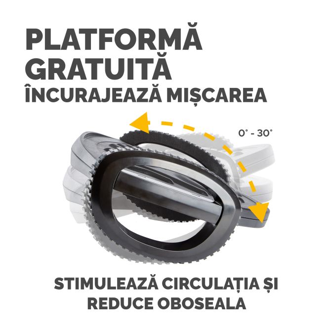 Produse ergonomice - Suport picioare, negru, Fellowes Smart Suites
