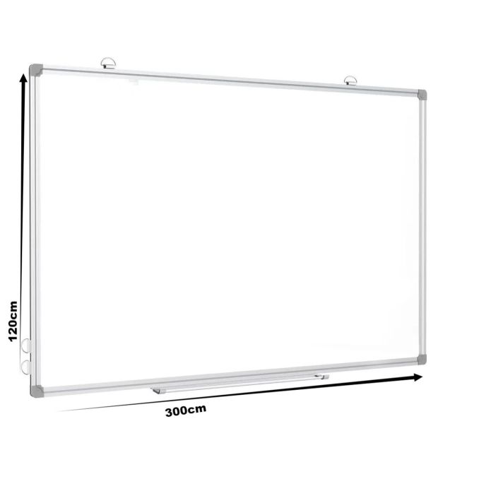 Tabla magnetica si tabla flipchart - Tabla magnetica - whiteboard, 120x300cm, rama aluminiu, Optima Tabla magnetica si tabla flipchart - Tabla magnetica - whiteboard, 120x300cm, rama aluminiu, Optima