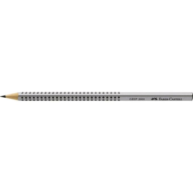 Creioane mecanice si grafit - Creion grafit, HB, fara radiera, Faber-Castell 2001 Grip
