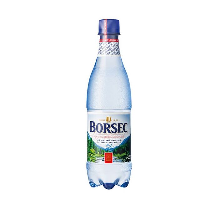 Apa minerala si plata - Apa minerala carbogazoasa, 0.5L, Borsec Apa minerala si plata - Apa minerala carbogazoasa, 0.5L, Borsec